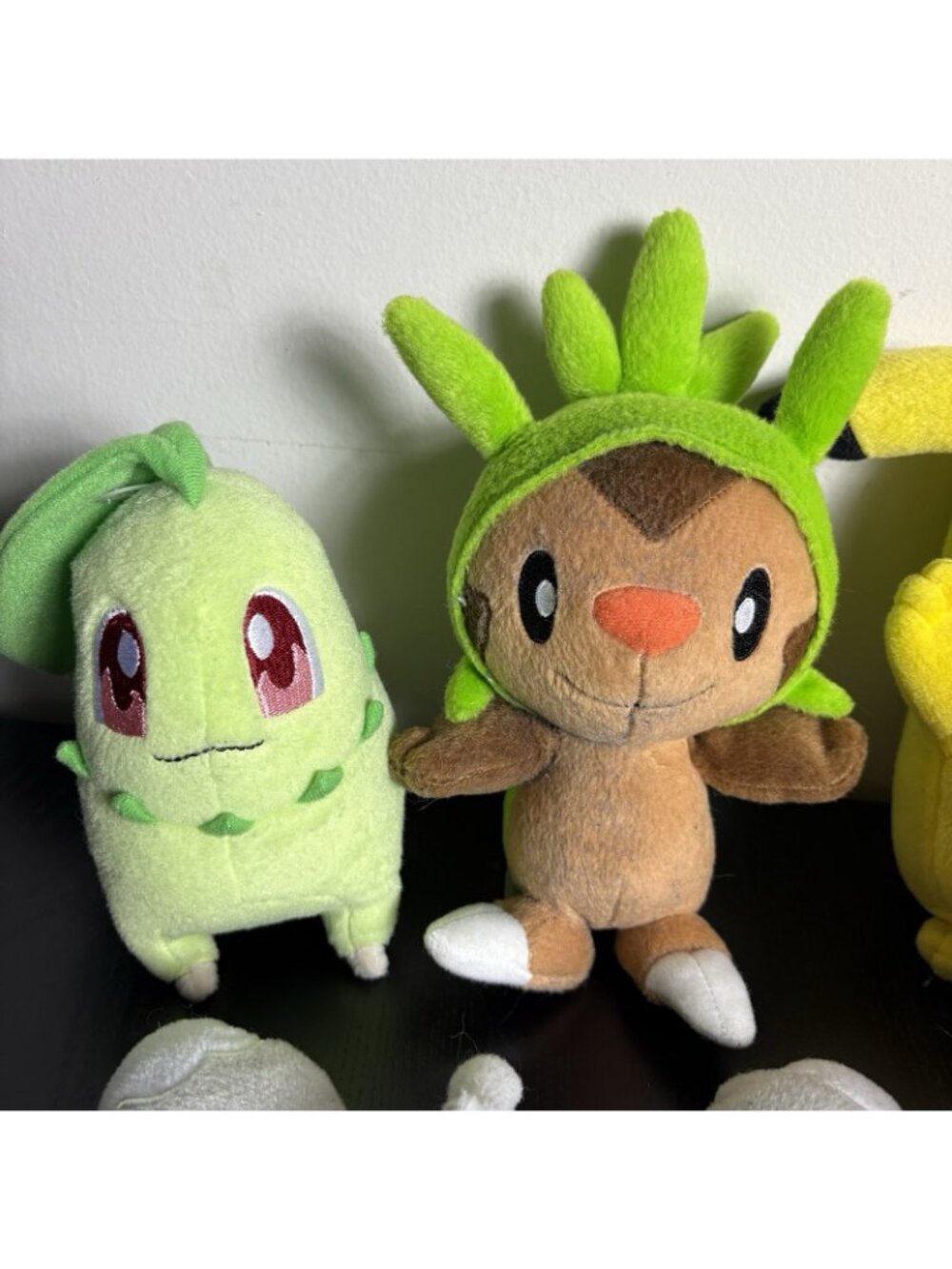 Tomy POKEMON Plush Lot 2012/2013 Bulbasaur Chikorita Chespin Torchic Pikachu ++ - Picture 2 of 11